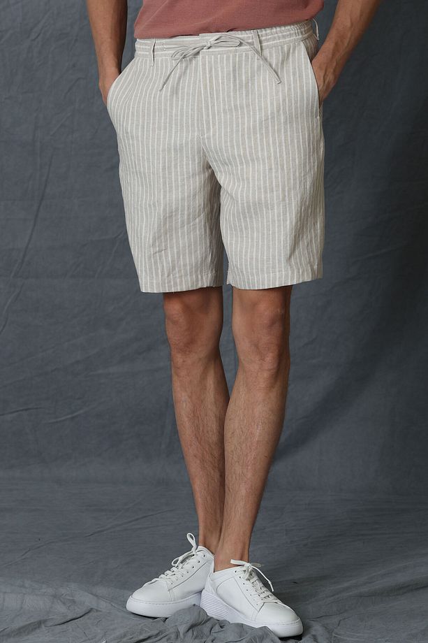 Andre Spor Erkek Chino Şort Slim Fit Bej - 2