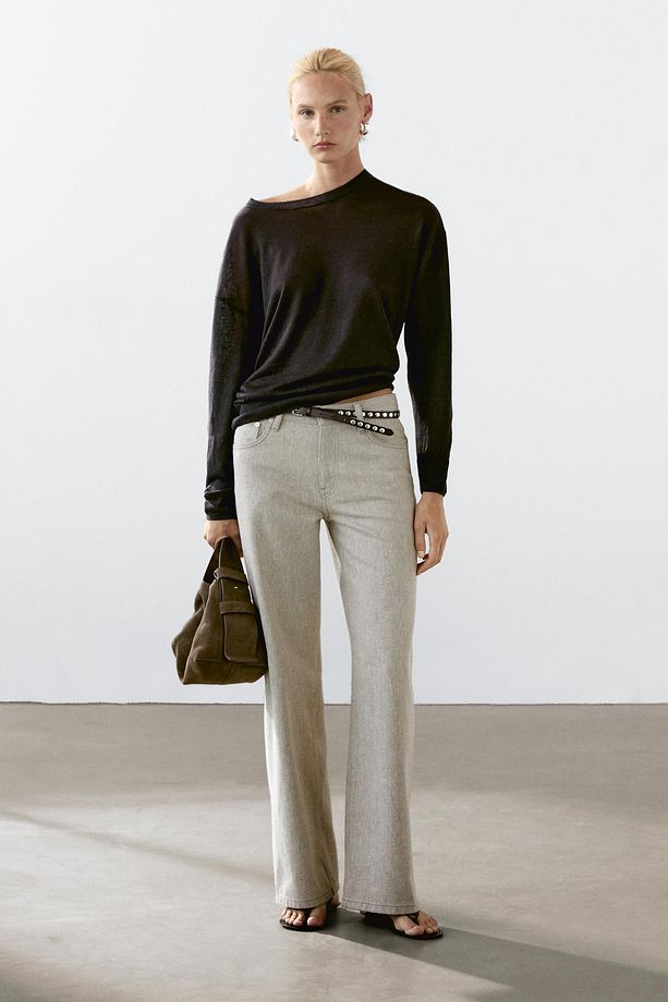 %100 keten oversize triko kazak - 2