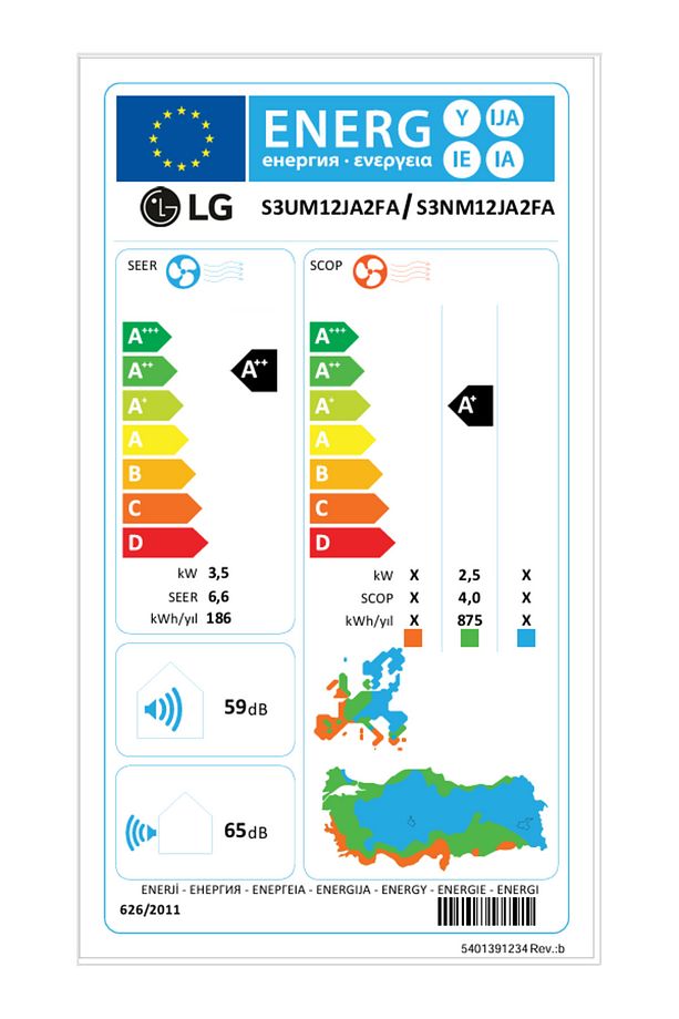 18k Btu -dual Plus S3-m18kl2fa 18k Wi-fi A 18000 Btu Inverter Duvar Tipi Klima (2025) - 7