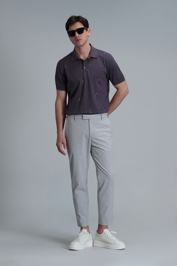 Pascal Smart Erkek Polo Tişört Mürdüm - 4
