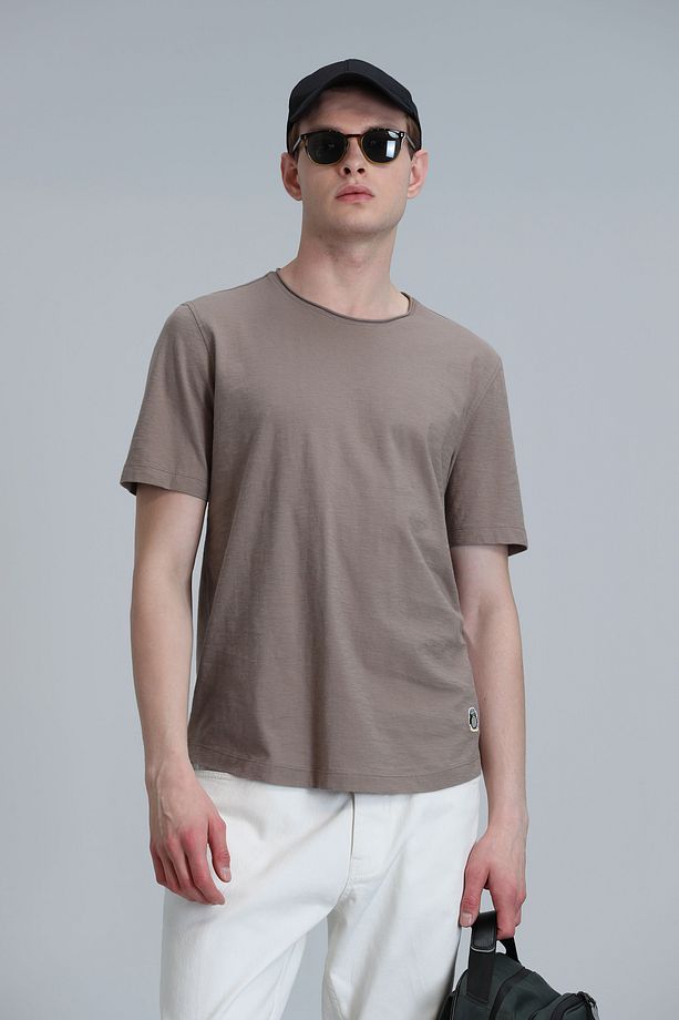 Junya Erkek Basic Tişört Deve Tüyü - 3