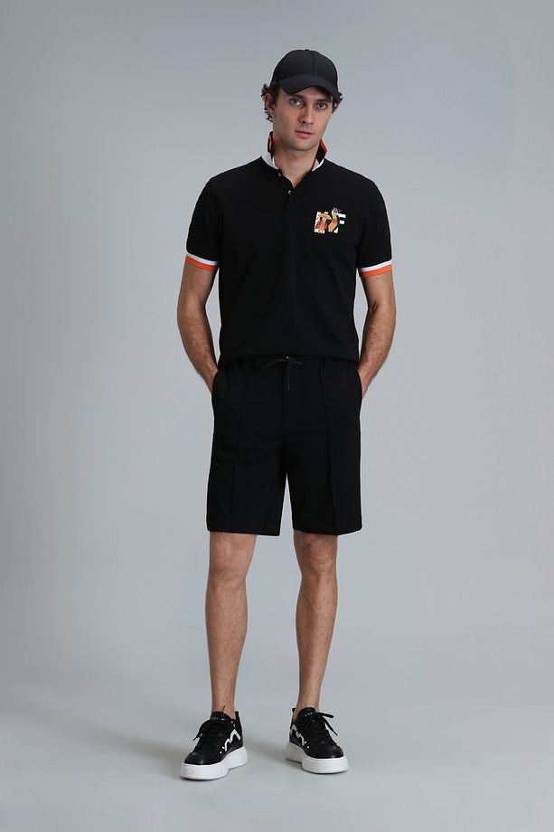 Ruby Smart Erkek Polo Tişört Siyah - 2