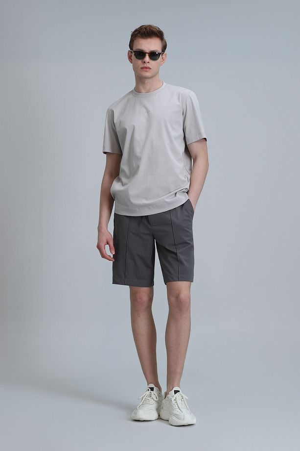 Chrıs Spor Erkek Chino Şort Slim Fit Nefti Yeşil - 1