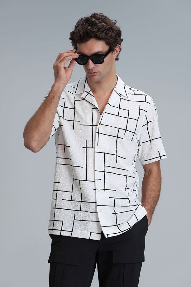 Taner Erkek Basic Gömlek Regular Fit Ekru - 3