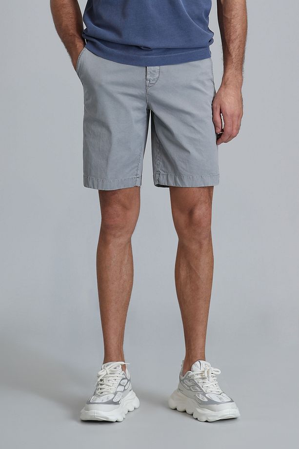 Zegler Spor Erkek Chino Şort Slim Fit Gri - 2