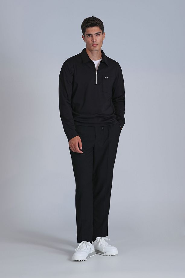 Tardu Erkek Sweatshirt Siyah - 2
