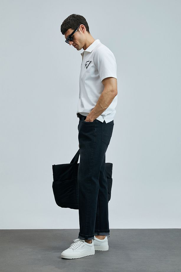 Luıco Smart Jean Erkek Pantolon Regular Fit Antrasit - 2