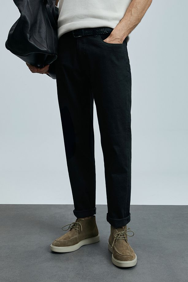 Jashua Smart Jean Erkek Pantolon Regular Fit Siyah - 3