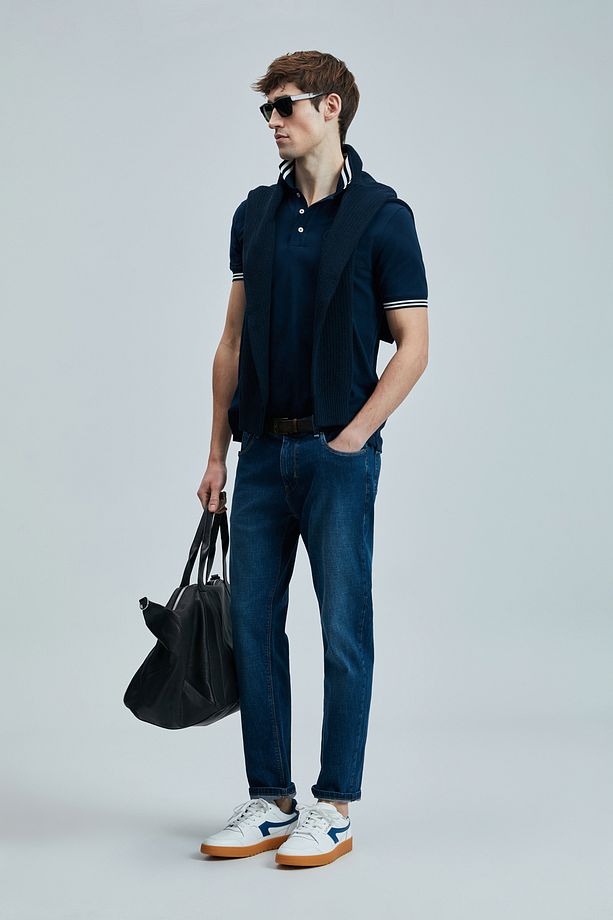 Enrıco Smart Jean Erkek Pantolon Regular Fit Mavi - 5