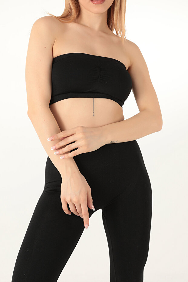 بوستير بدون حمالات بدون حمالات مع وسادة - 5