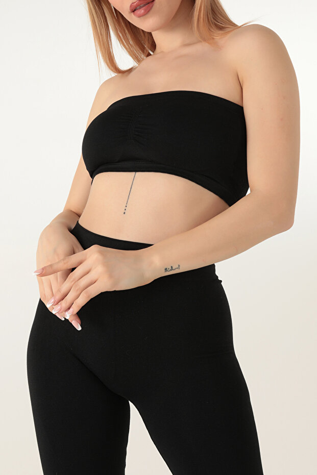 بوستير بدون حمالات بدون حمالات مع وسادة - 4