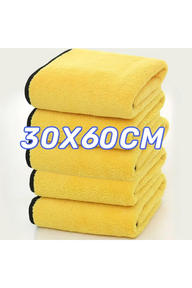 1pcs 30x60cm 1/3/5PCS Microfiber Cleaning Towel Thicken Soft Drying Cloth Car Body Washing Towels Do