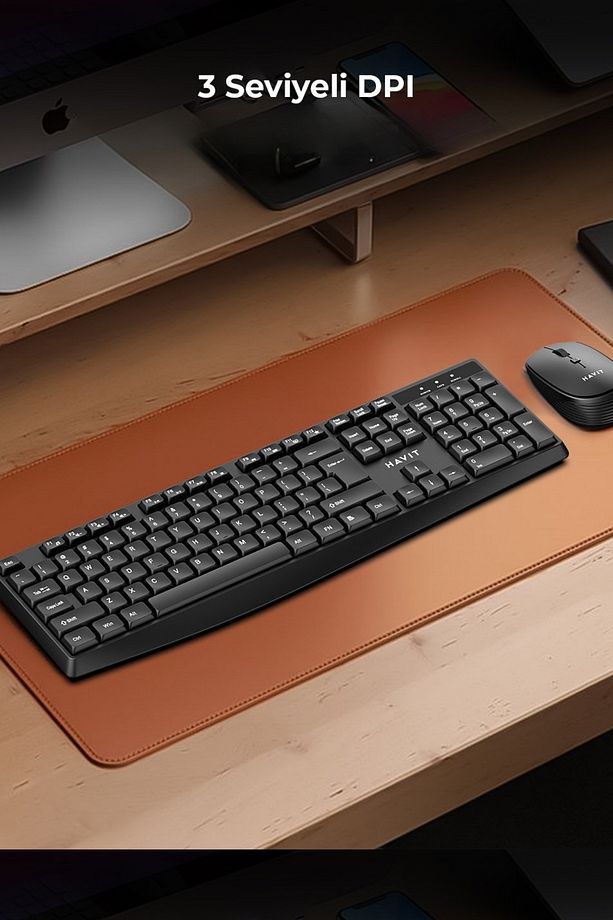 KB278GCM Kablosuz Türkçe Q Klavye Mouse Seti – 2.4GHz Bağlantı, DPI Ayarlı Mouse - 6