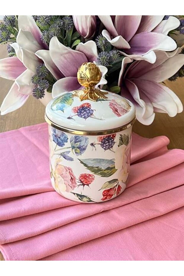 Rose Emaye Mutfak Seti 5 Parça - 7