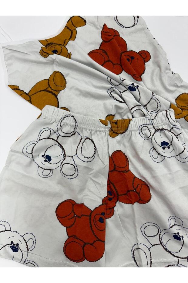 İp Askılı Şortlu Takım - 4