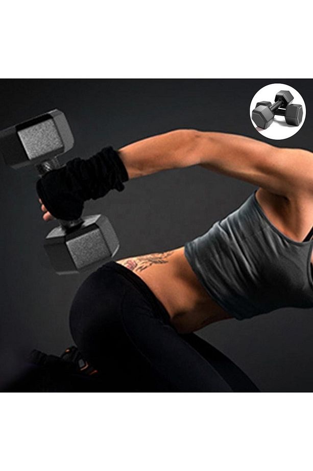 10 Kg X 2 Adet 20 Kg Dambıl Seti, Dumbell Set Dumbell 2x10 Kg - 3