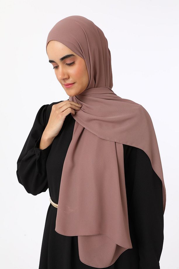 Krep Şal - Soft Gül - - 4