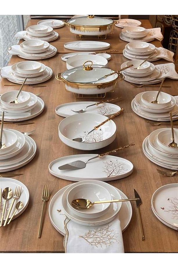Yemek Takımı Modern Arbol Bird 161 Parça 12 Kişilik - 6