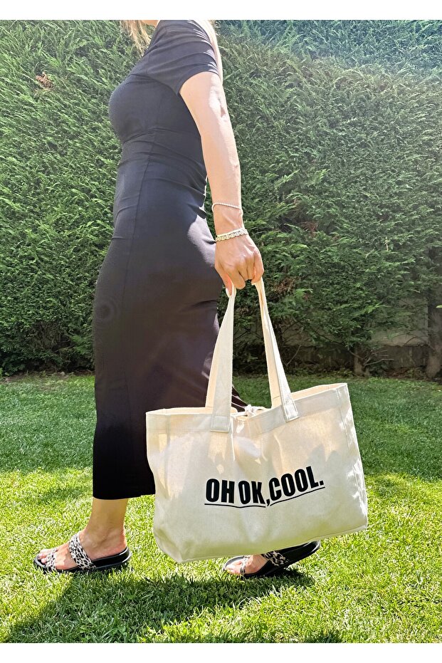 حقيبة قماش مطبوعة - 4