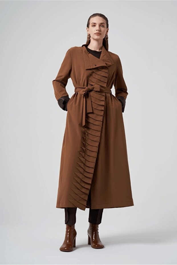 Çıtçıtlı Pardesü Taba 36525 - 1