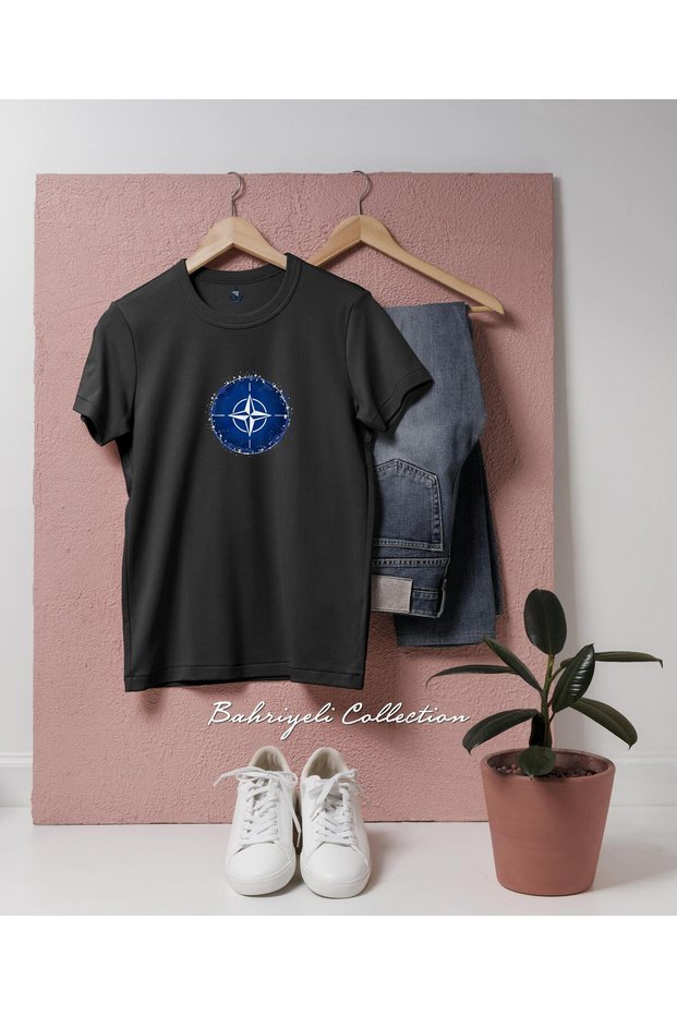 Oversize Nato Symbol Design Unisex T-Shirt