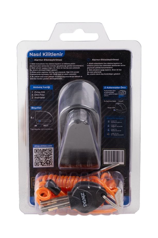 Protector Disk Kilidi 6mm 120 dB - 6
