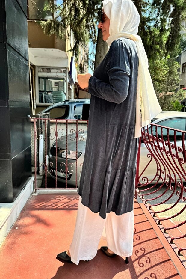 Lyocell Basic Tunik Siyah 102174 - 5