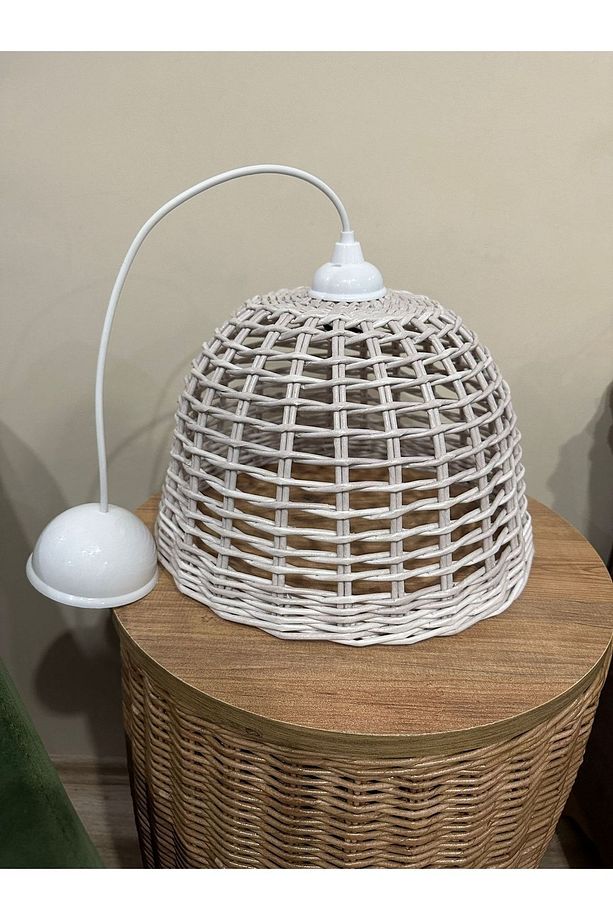 Rattan Avize Bambu Hasır Avize Özel Üretim El Yapımı Avize(duy Dahil) - 4