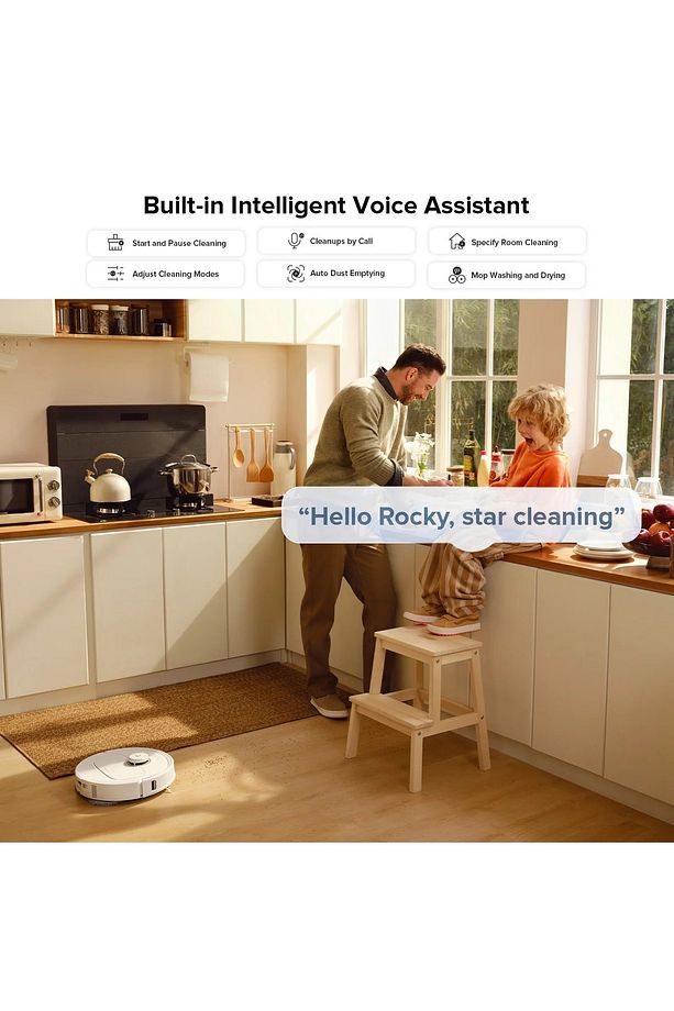 10000pa Yüksek Emiş Gücü Ultra Mop, Wi-fi Android-apple Uyumlu Premium Robot Süpürge - 7