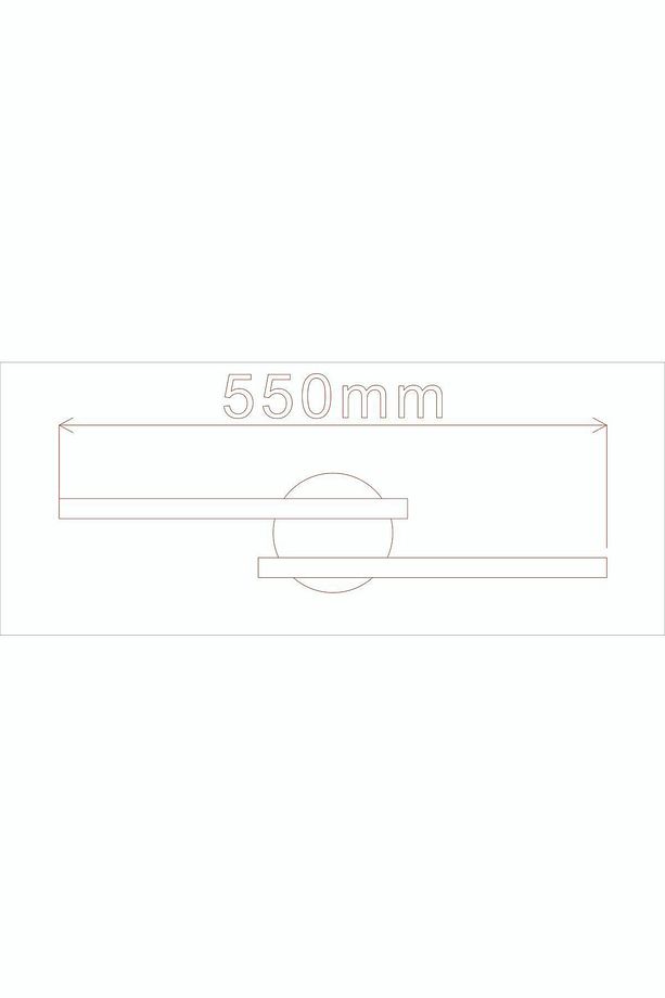 Assos Osram Led Modern Tasarım Siyah Eskitme Gün Işığı Ledli Banyo - Mutfak - Salon-ofis 2 Li Aplik - 4