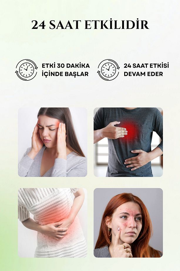 Mig Ver ve Baş Ağrısı İçin Soğuk Terapi Transdermal Bant – Hızlı ve Etkili Rahatlama, 48 Adet - 6