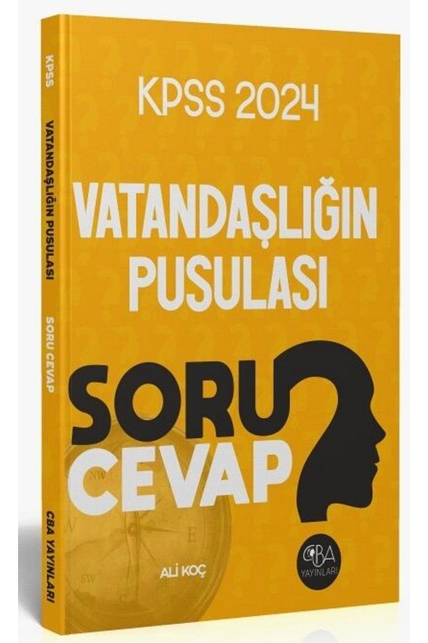 SÜPER FİYAT - CBA Yayınları 2024 KPSS Vatandaşlık Vatandaşlığın Pusulası Soru Cevap - Ali Koç CBA Ya - 1
