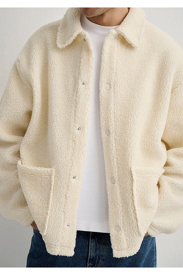 Ekru Sherpa Sweatshirt 0s10257-70057 - 7