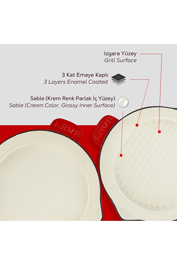 Döküm 2x Edition Serisi Özel Koleksiyon Döküm Demir Tava Seti - 8
