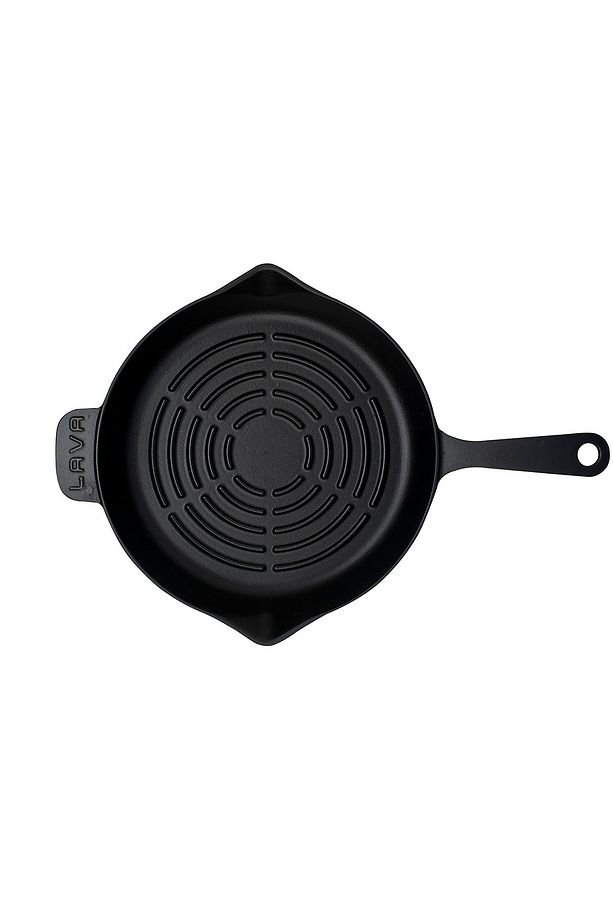 Yuvarlak Izgara Tava Metal Saplı 28 cm - 3