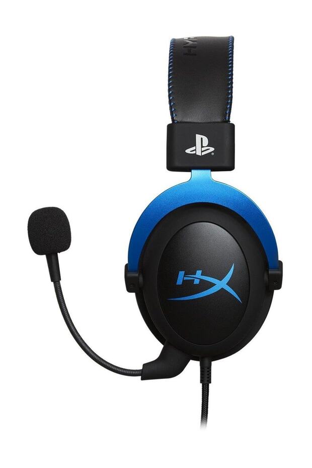 Cloud Blue Ps4 - Pc Ile Uyumlu Kablolu Oyuncu Kulaklığı - Usb To Aux Dönüştürücü Adaptör - 4