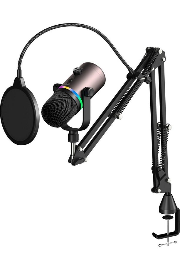 Gamenote Gk63 Pro Rgb Gaming Profesyonel Oyuncu Yayıncı Mikrofonu Ve Masa Standı - 6