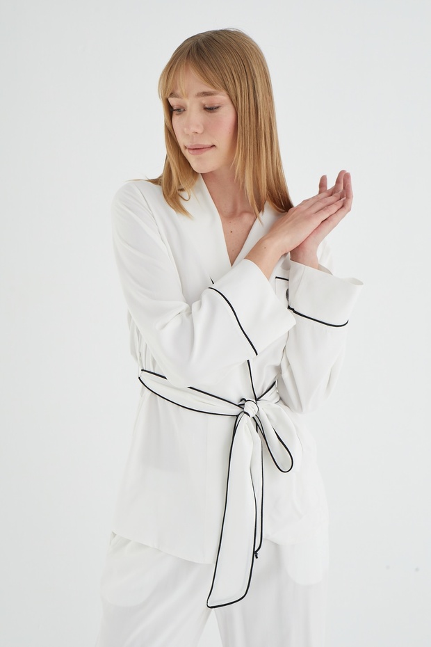 SEVİM 21201 SET PANTALON BORDAT 25A - 3