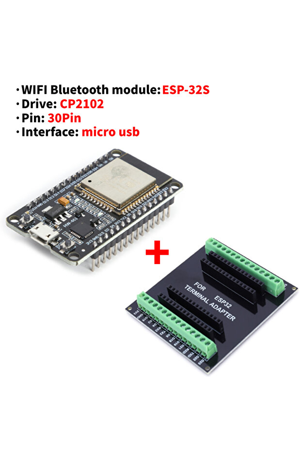 لوحة تطوير ESP32 Micro-Board ESP32 وحدة WiFi + Bluetooth استهلاك طاقة منخفض للغاية Dual C - 1