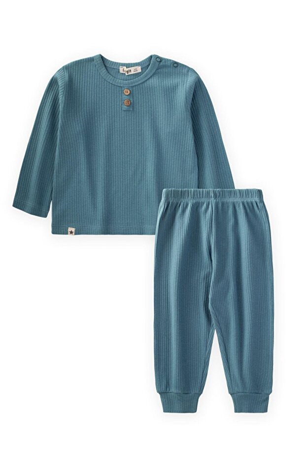Corduroy Basic Seasonal Suit 0-5 Years Age Green