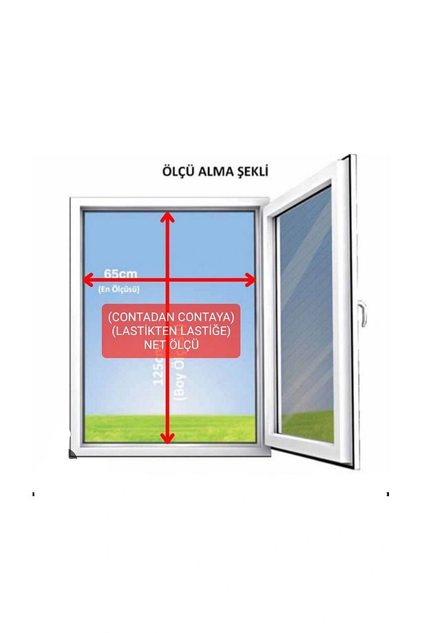 MENTEŞELİ ALTIN MEŞE  RENK PENCERE- KAPI SİNEKLİĞİ (50 - 100 X 10 - 50 ) - 3