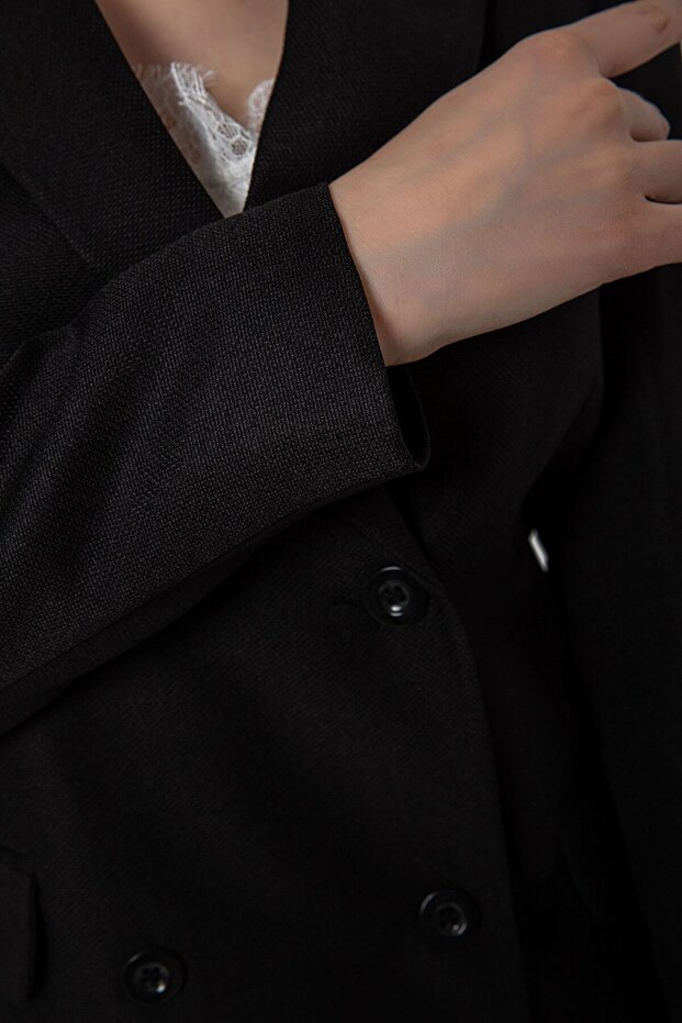 Linen Blazer Jacket - 3