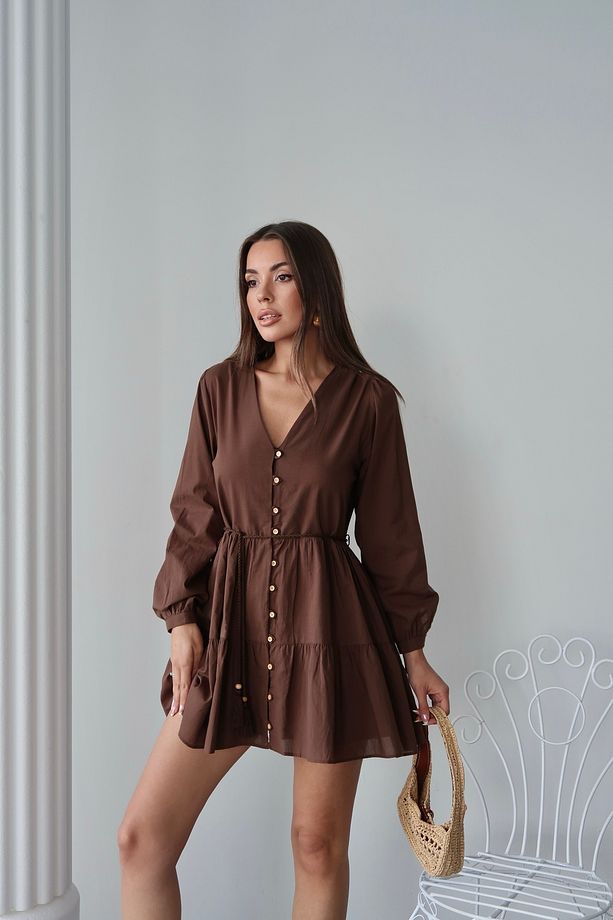 Nahara Vual Varanlı Elbise - 4