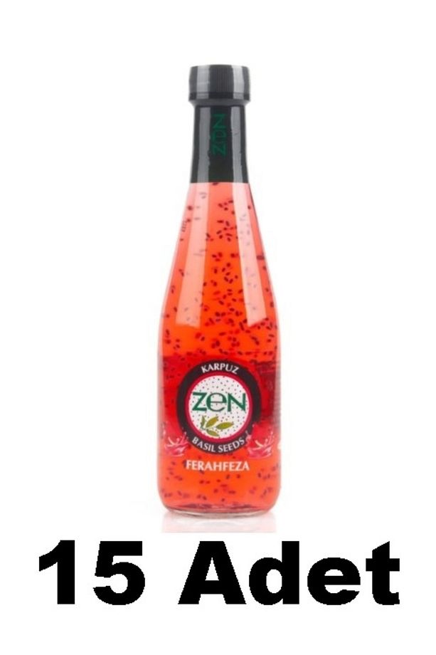 Basil Fesleğen Tohumlu Karpuz Aromalı Içecek 330 ml 15 Adet - 1