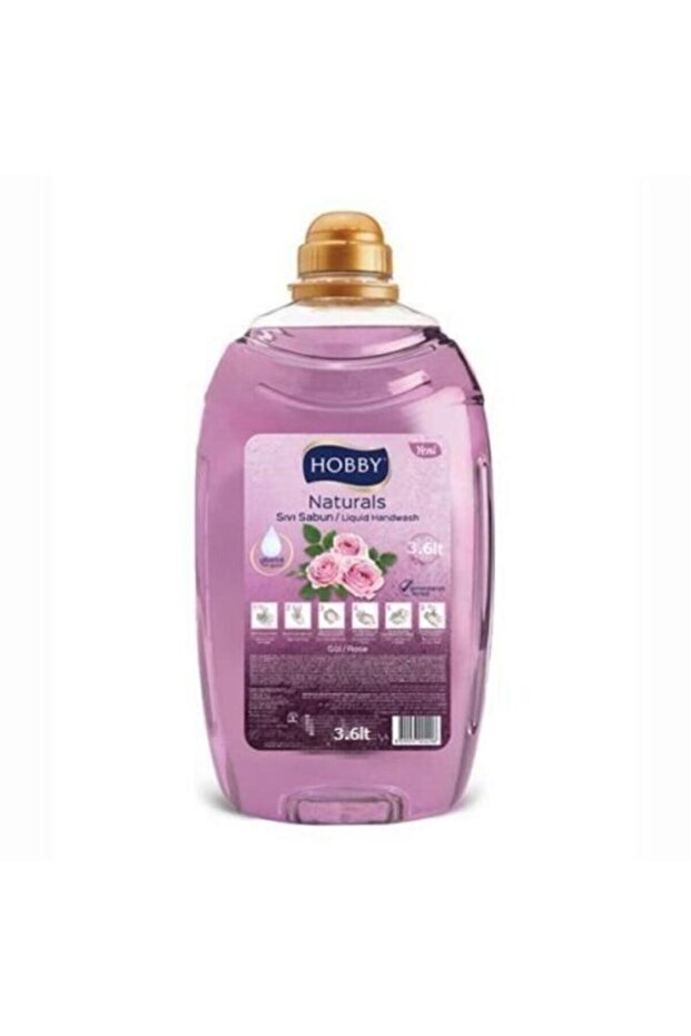 Liquid Soap with Glycerin 3 L. Rose Naturals Series
