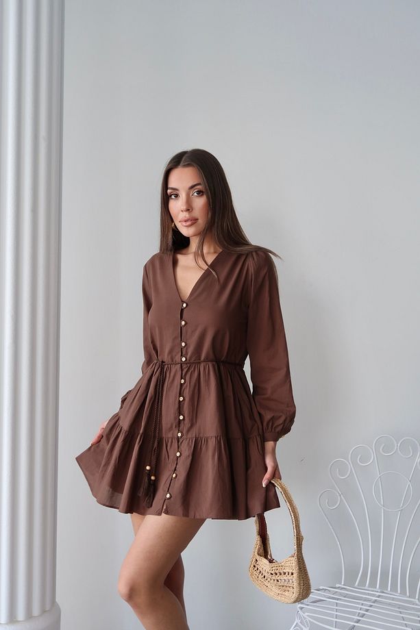 Nahara Vual Varanlı Elbise - 3