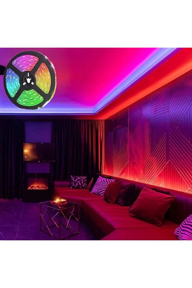 Ct-4557 Rgb Şerit Led Seti (5 METRE RGB LED TRAFO RGB KUMANDA) - 6