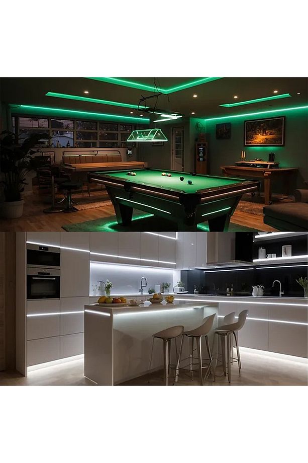 Ct-4557 Rgb Şerit Led Seti (5 METRE RGB LED TRAFO RGB KUMANDA) - 3