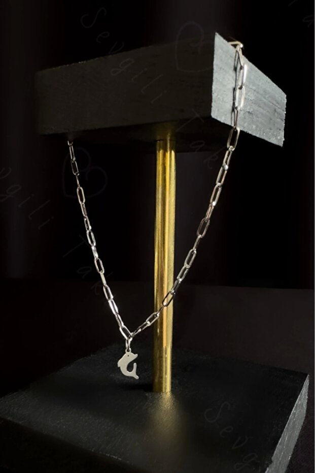 Dolphin Charm Steel Anklet| Sea Series