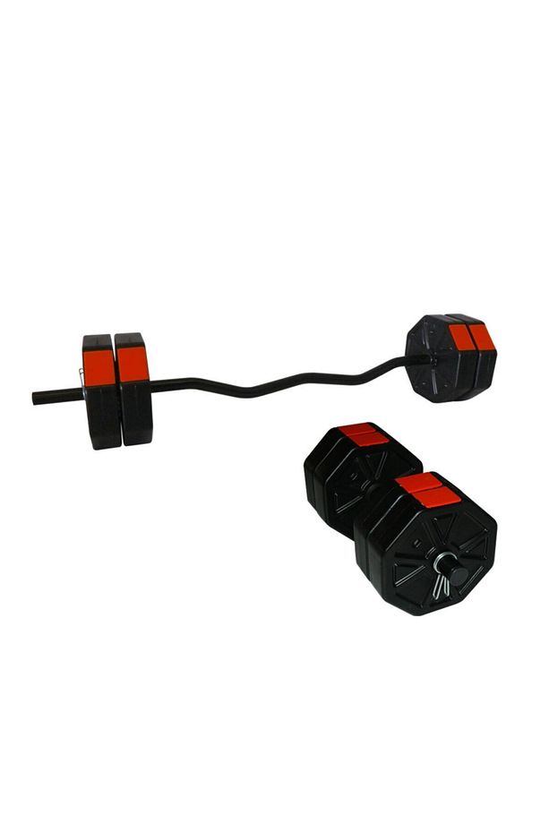 20 Kg (4X5KG) Dambıl - Dumbell - Ağırlık - Halter - Vücut Geliştirme Kısa Bar Z Bar Seti - 3